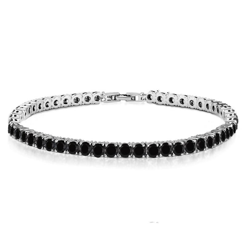Women's DiamondAura Tennis Bracelet (black)